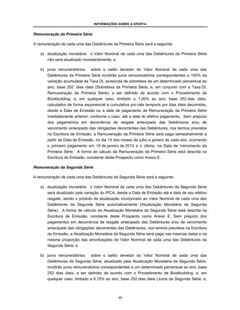 BNDESPAR Prospecto Definitivo da 2Âª EmissÃ£o ... - Banco Votorantim