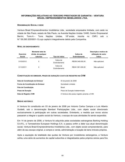 BNDESPAR Prospecto Definitivo da 2Âª EmissÃ£o ... - Banco Votorantim