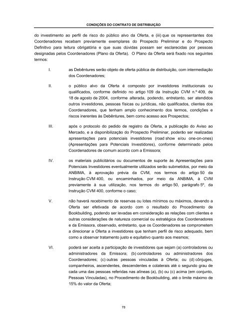 BNDESPAR Prospecto Definitivo da 2Âª EmissÃ£o ... - Banco Votorantim