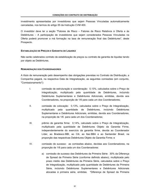 BNDESPAR Prospecto Definitivo da 2Âª EmissÃ£o ... - Banco Votorantim