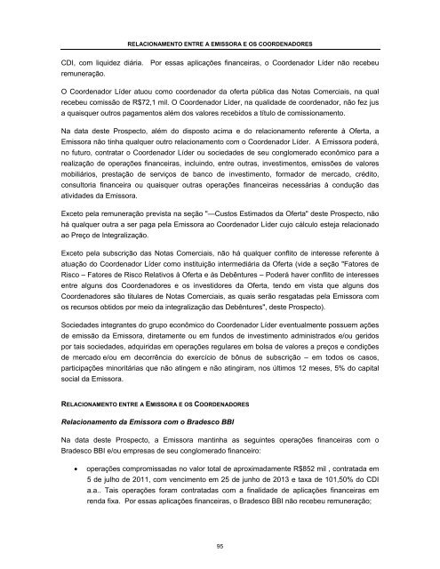 BNDESPAR Prospecto Definitivo da 2Âª EmissÃ£o ... - Banco Votorantim