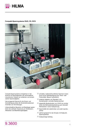 Compakt-Spannsysteme DUO, CS, DCS - Romheld