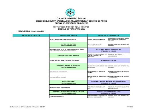 CAJA DE SEGURO SOCIAL - Caja del Seguro Social