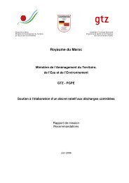 Soutien Ã  l'Ã©laboration d'un dÃ©cret relatif aux ... - GD MAROC