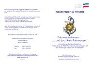 WSP Flyer Ausweichregeln auf der Flensburger Förde - Prof-skopp.de
