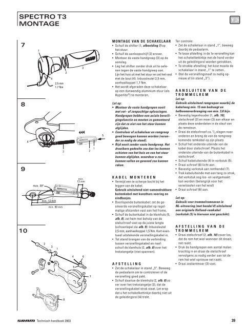 spectro p5 technische gegevens ... - Alles voor de fiets