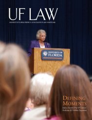 Download Magazine - Levin College of Law - University of Florida