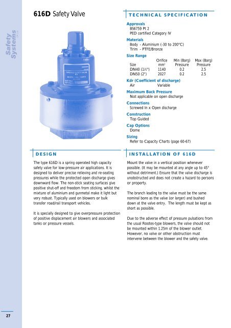 Bailey Technical Catalogue - Safety Systems UK Ltd