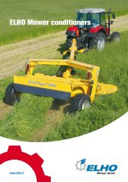 ELHO Mower conditioners - Rovaltra