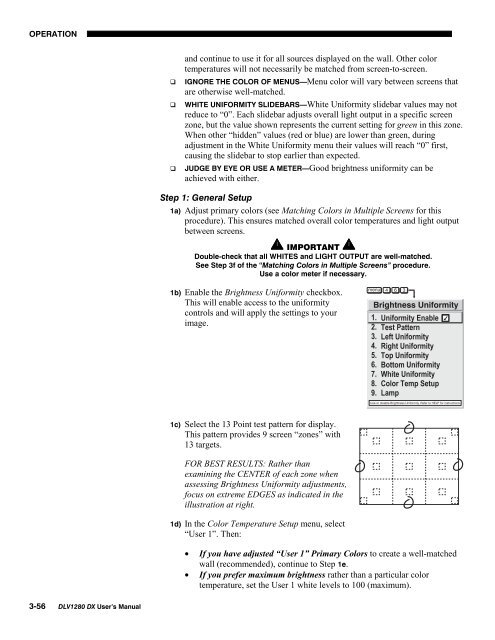 DLV1280-DX User Manual - Christie Digital Systems