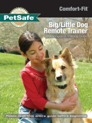 Table of Contents - PetSafe