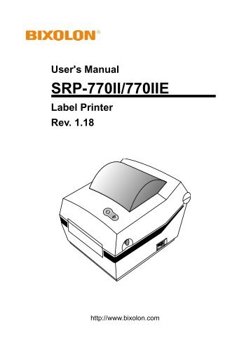 SRP-770II/770IIE - BIXOLON