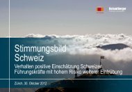 Stimmungsbild der Schweizer Wirtschaft (PDF ... - Roland Berger