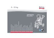 0 - 15 kg AFFINITY - Britax RÃ¶mer