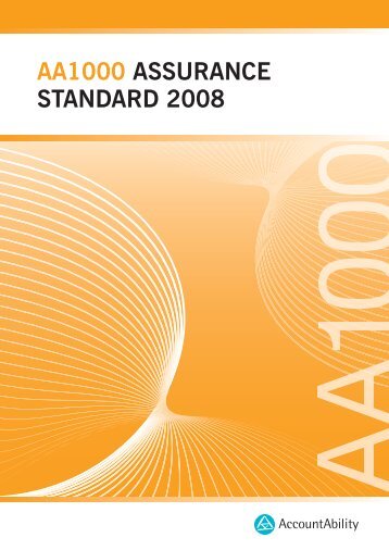 AA1000 ASSURANCE STANDARD 2008 - AccountAbility
