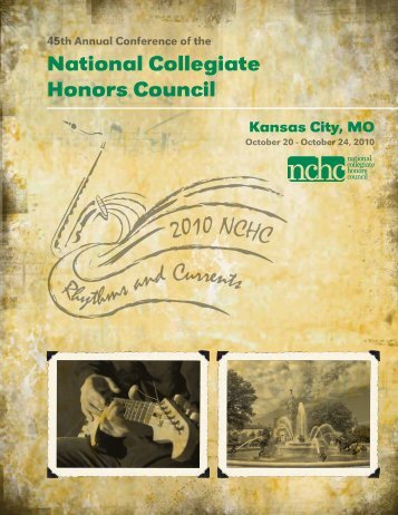 Conference Program - National Collegiate Honors Council