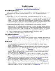 Curriculum Vitae - Rob Phillips Group - Caltech