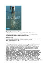 Lilis Leben Eben - Kuratorium junger deutscher Film