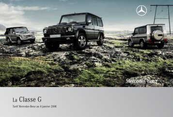 La Classe G - Mercedes-Benz France