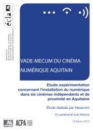 (PDF) le « vade-mecum du cinéma numérique aquitain - Aquitaine