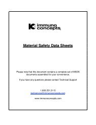 Material Safety Data Sheets - Mast Diagnostica