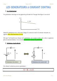 Chap. 7 Le gÃ©nÃ©rateur en courant continu