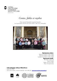 Contes, fables et mythes - OpÃ©ra Orchestre National Montpellier