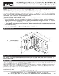 RS-485 Repeater Communications Kit (BA/RPTR-KIT) - BAPI
