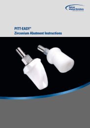 PITT-EASY® Zirconium Abutment Instructions