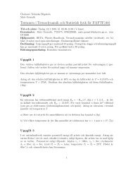 Tentamen i Termodynamik och Statistisk fysik för F3(FTF140)
