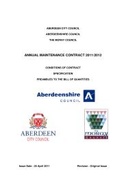Annual Maintenance Contract Document - Aberdeen City Council