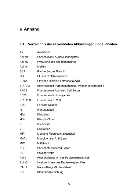 auf der Oberfläche basophiler Granulozyten nach In-vitro