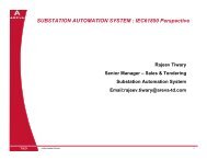 SUBSTATION AUTOMATION SYSTEM : IEC61850 ... - India Core