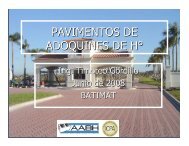 PAVIMENTOS DE ADOQUINES DE H° - ICPA