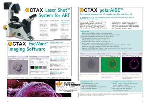 Why OCTAX Laser shot