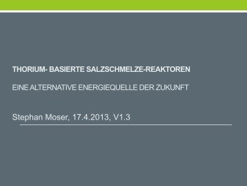 PDF Kurzvortrag zur Thorium in Kombination mit ... - Trash.net