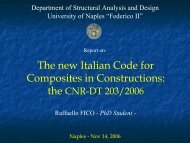 The new Italian Code for Composites in Constructions: