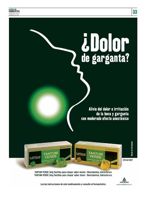 Publicitarios: con mucho margen - Correo Farmacéutico