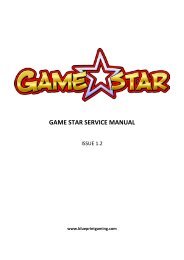 GAME STAR SERVICE MANUAL - Blueprint Gaming