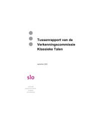 Tussenrapport van de Verkenningscommissie Klassieke Talen - Stilus