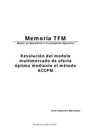 Memoria TFM - Departament d'EstadÃ­stica i InvestigaciÃ³ Operativa