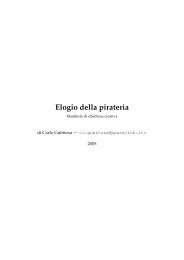 Elogio della pirateria - Stampa alternativa