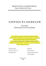 Szakdolgozat, szeminÃ¡riumi dolgozat - tÃ¶rdelÃ©sminta