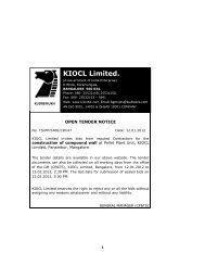 KIOCL Limited. - The Kudremukh Iron Ore Company Limited