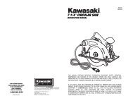 Kawasaki 7 1:4in Circular Saw - Alltrade Tools