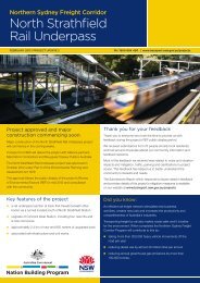 North Strathfield Rail Underpass project update - Transport for NSW