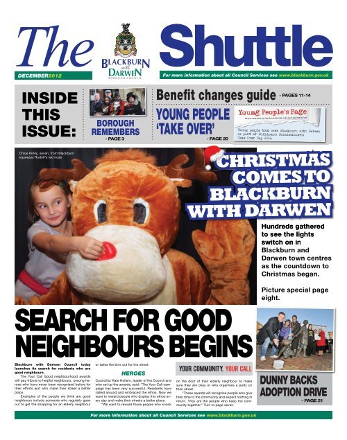 Download the latest Shuttle here. - Blackburn with Darwen Borough ...