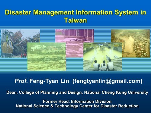 Disaster information management system in Taiwan