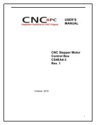 User's Manual Template - CNC4PC