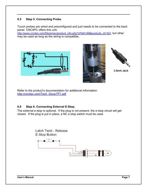 User's Manual Template - CNC4PC